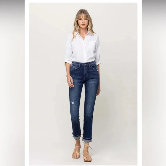 Flying Monkey High-Rise Boyfriend Jeans - Picture 6 of 11